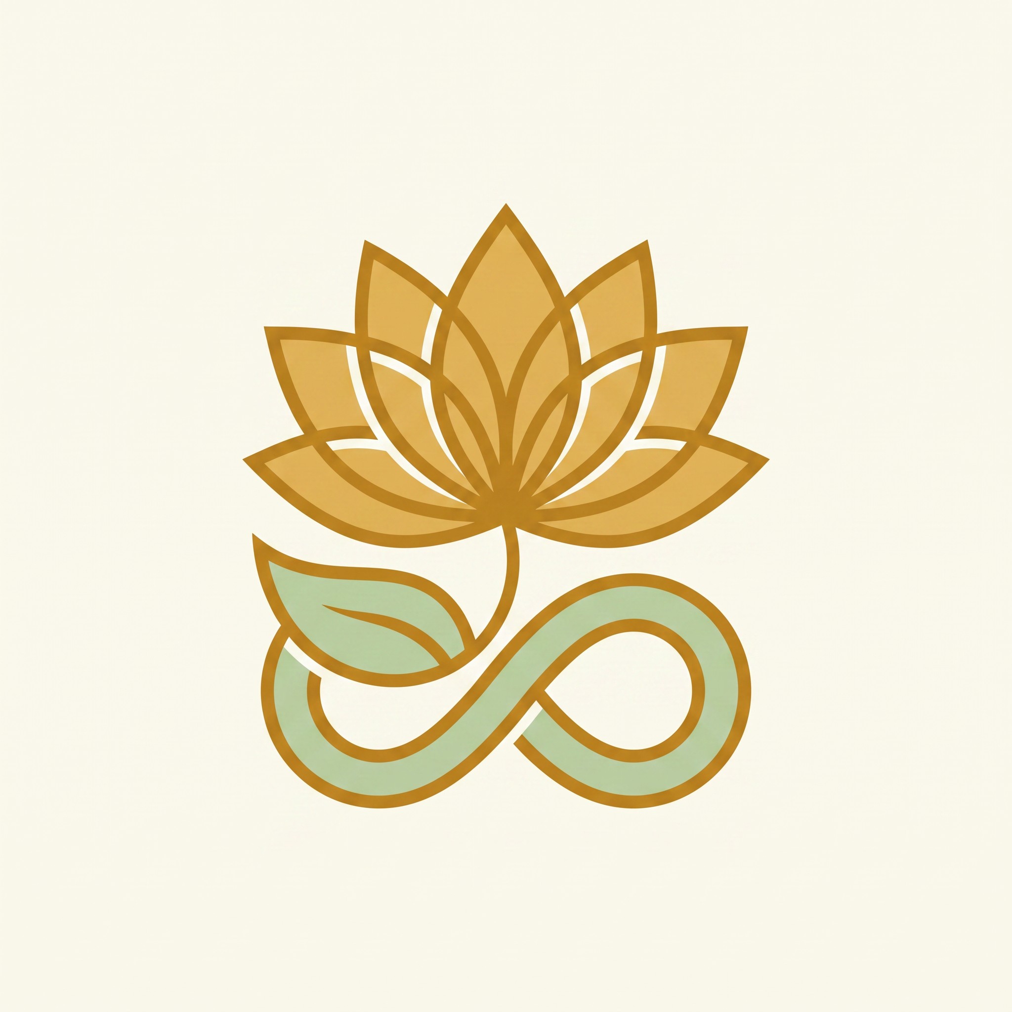 Logo de Clínica Paz Plena: flor de loto